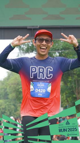 Race photo from Mangkunegaran Run 2025