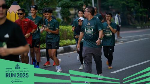 Race photo from Mangkunegaran Run 2025