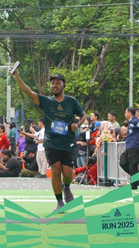Race photo from Mangkunegaran Run 2025