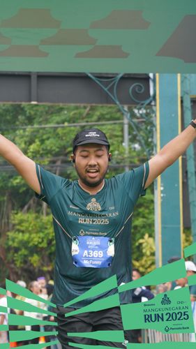 Race photo from Mangkunegaran Run 2025