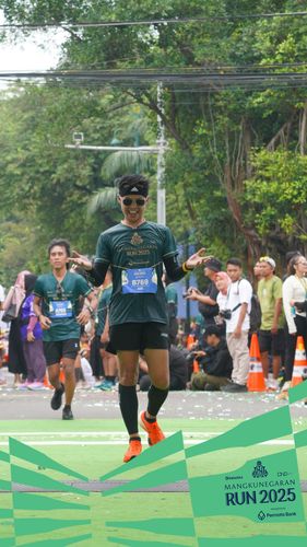 Race photo from Mangkunegaran Run 2025