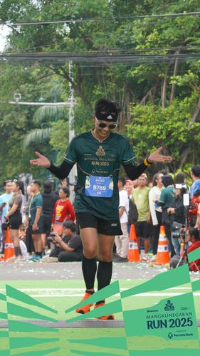 Race photo from Mangkunegaran Run 2025