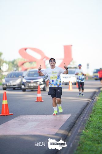 Race photo from Taman Budaya x BOGORUN 2025