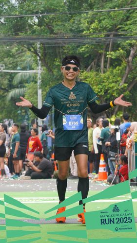 Race photo from Mangkunegaran Run 2025