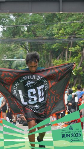 Race photo from Mangkunegaran Run 2025