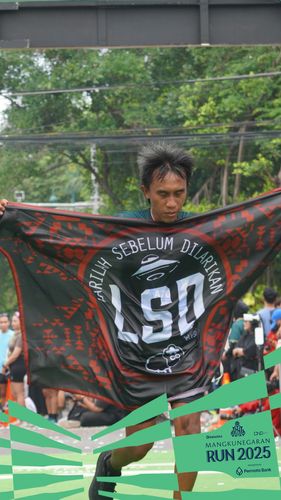 Race photo from Mangkunegaran Run 2025