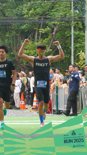 Race photo from Mangkunegaran Run 2025