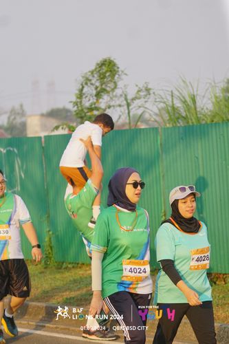 Race photo from BAF LIONS RUN 2024