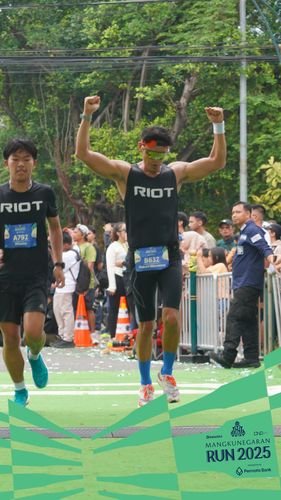 Race photo from Mangkunegaran Run 2025