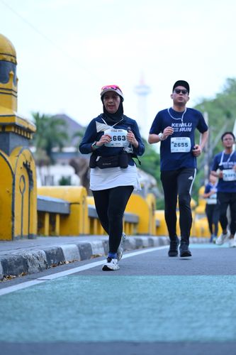 Race photo from KEMLU RUN 2025
