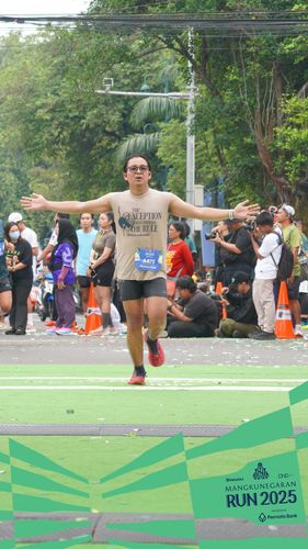 Race photo from Mangkunegaran Run 2025