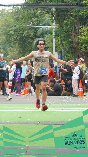 Race photo from Mangkunegaran Run 2025