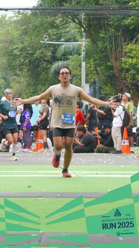 Race photo from Mangkunegaran Run 2025