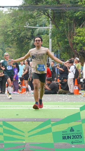 Race photo from Mangkunegaran Run 2025