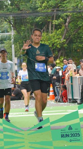 Race photo from Mangkunegaran Run 2025