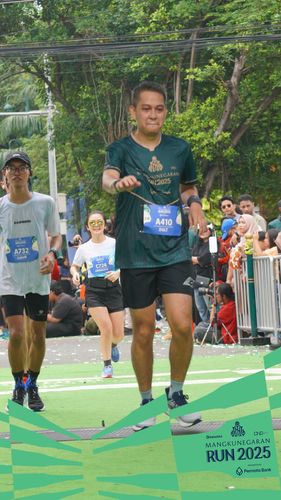 Race photo from Mangkunegaran Run 2025