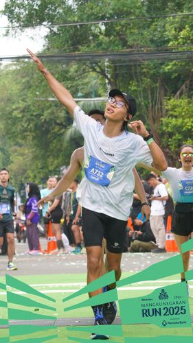 Race photo from Mangkunegaran Run 2025