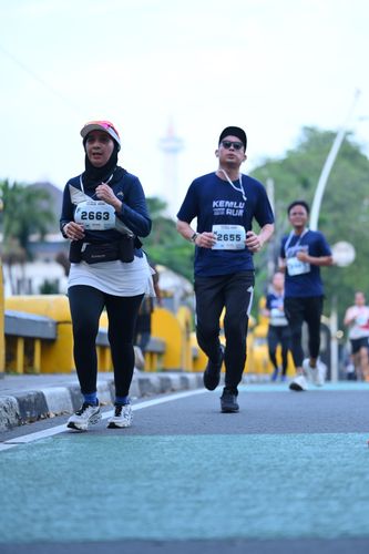Race photo from KEMLU RUN 2025
