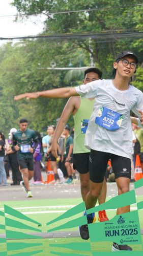 Race photo from Mangkunegaran Run 2025