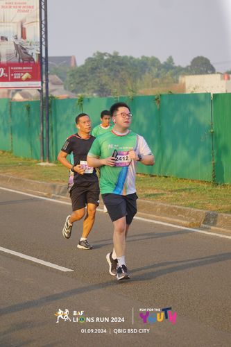 Race photo from BAF LIONS RUN 2024