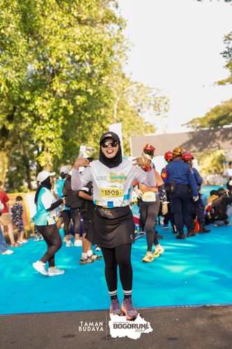 Race photo from Taman Budaya x BOGORUN 2025
