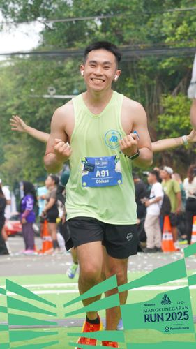 Race photo from Mangkunegaran Run 2025