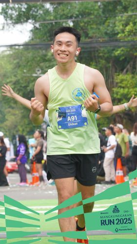 Race photo from Mangkunegaran Run 2025