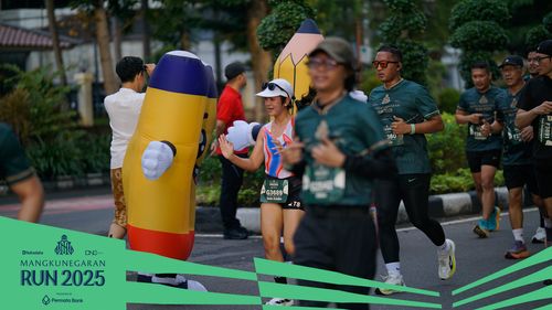 Race photo from Mangkunegaran Run 2025