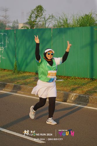 Race photo from BAF LIONS RUN 2024