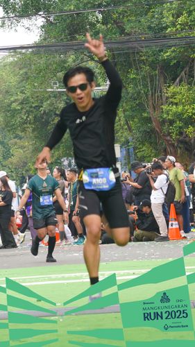 Race photo from Mangkunegaran Run 2025