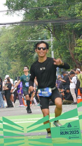 Race photo from Mangkunegaran Run 2025