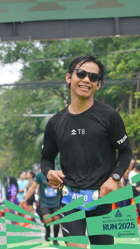 Race photo from Mangkunegaran Run 2025