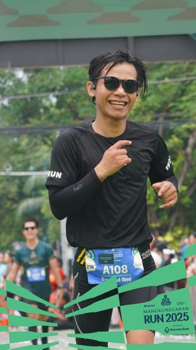 Race photo from Mangkunegaran Run 2025
