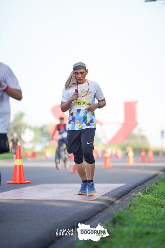 Race photo from Taman Budaya x BOGORUN 2025