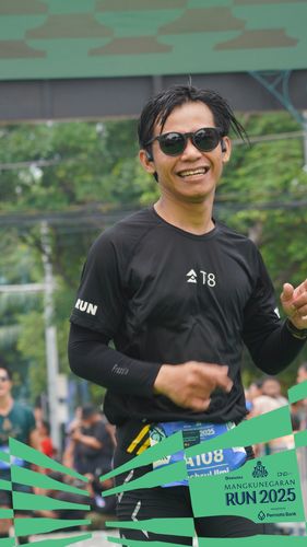 Race photo from Mangkunegaran Run 2025