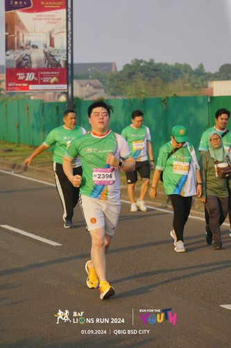 Race photo from BAF LIONS RUN 2024