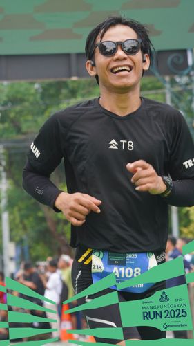 Race photo from Mangkunegaran Run 2025