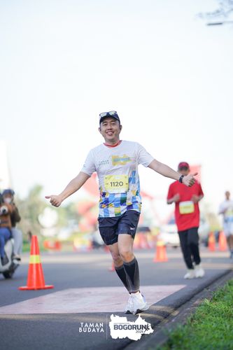 Race photo from Taman Budaya x BOGORUN 2025