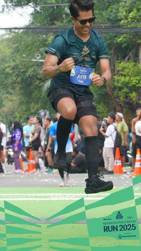 Race photo from Mangkunegaran Run 2025