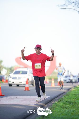 Race photo from Taman Budaya x BOGORUN 2025