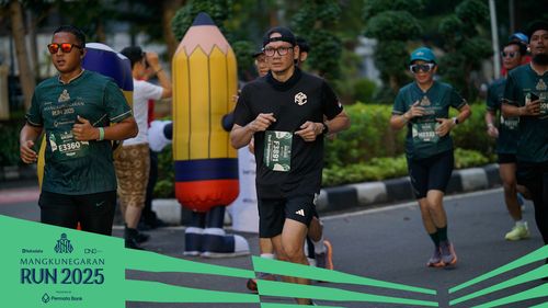 Race photo from Mangkunegaran Run 2025