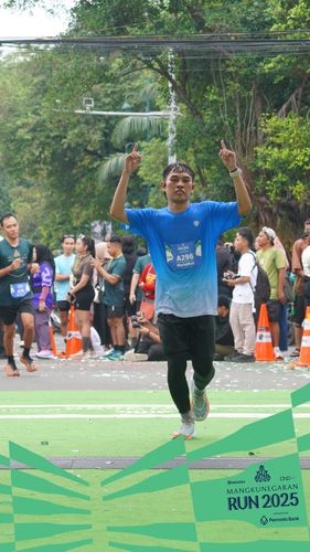 Race photo from Mangkunegaran Run 2025
