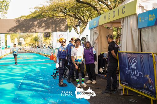 Race photo from Taman Budaya x BOGORUN 2025