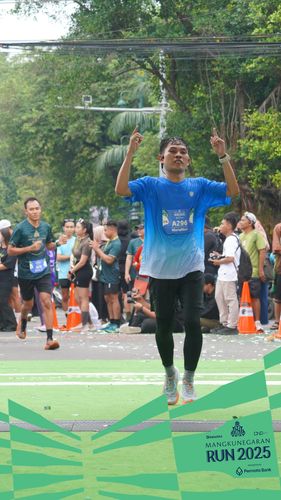 Race photo from Mangkunegaran Run 2025