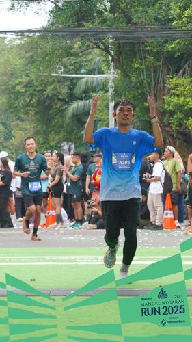 Race photo from Mangkunegaran Run 2025