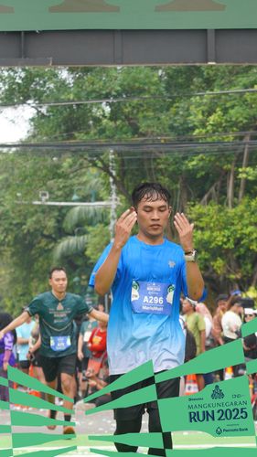 Race photo from Mangkunegaran Run 2025