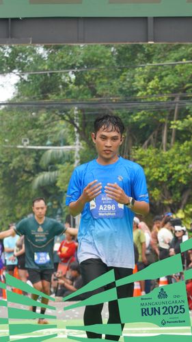 Race photo from Mangkunegaran Run 2025