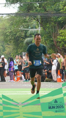 Race photo from Mangkunegaran Run 2025