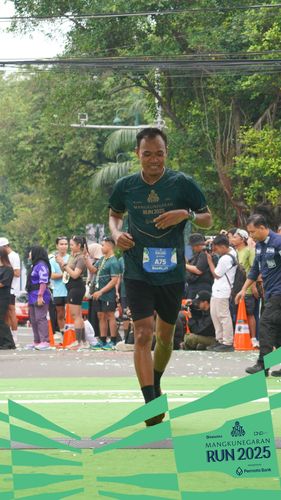 Race photo from Mangkunegaran Run 2025