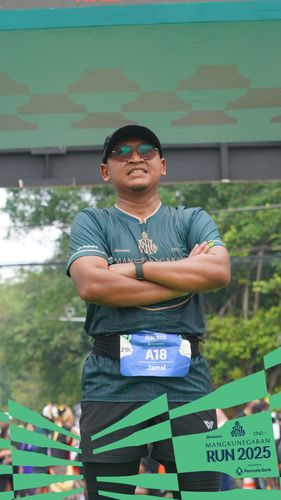 Race photo from Mangkunegaran Run 2025